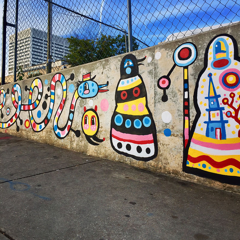 mural in Atlanta by artist BlackCatTips.