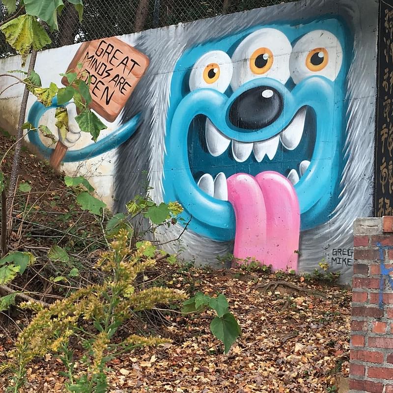 mural in Atlanta by artist Greg Mike.