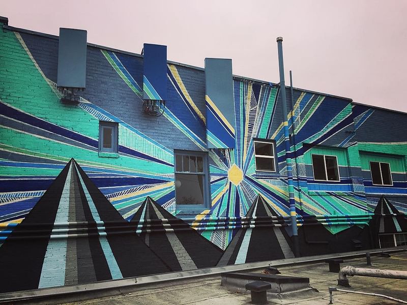 mural in Seattle by artist Jake Millett.
