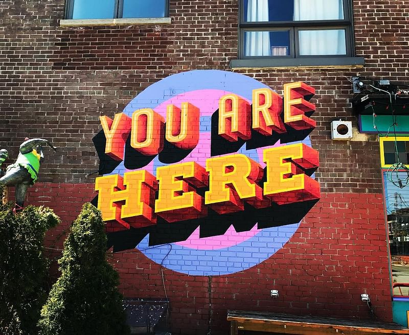 mural in Toronto by artist Andrew Horne. Tagged: pop art