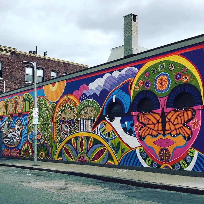 mural in Boston by artist Heidi Schork.