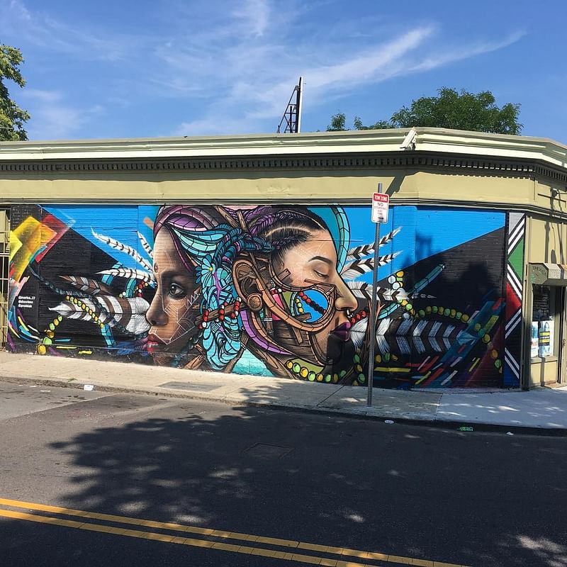 mural in Boston by artist MARKA27.