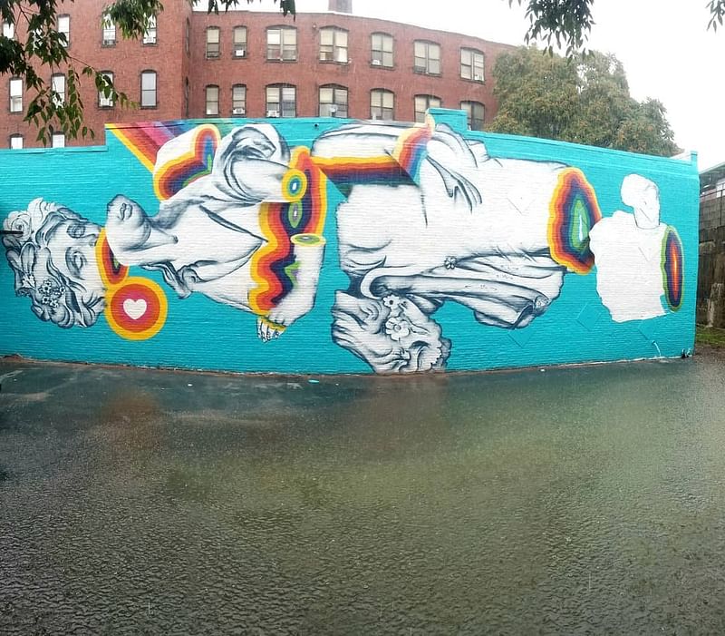 mural in Lynn by artist Ruben Ubiera.