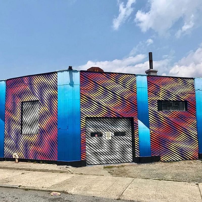 mural in Lynn by artist Michal Maka.
