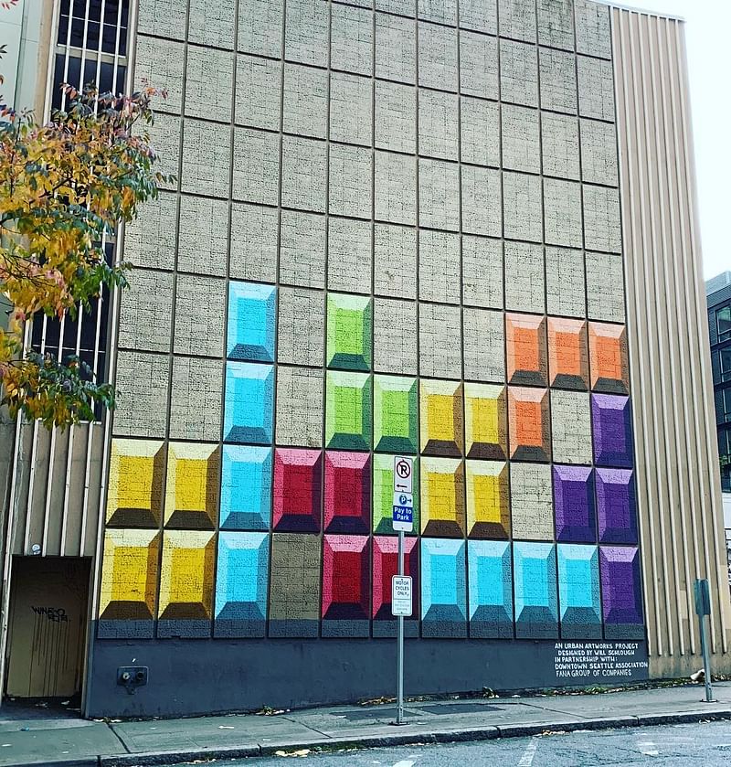 mural in Seattle by artist Will Schlough.