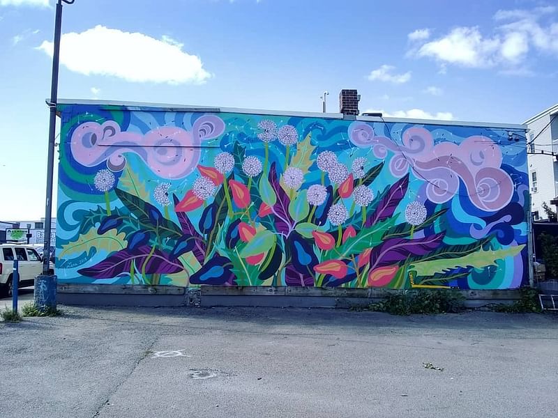 mural in Boston by artist Lena McCarthy.