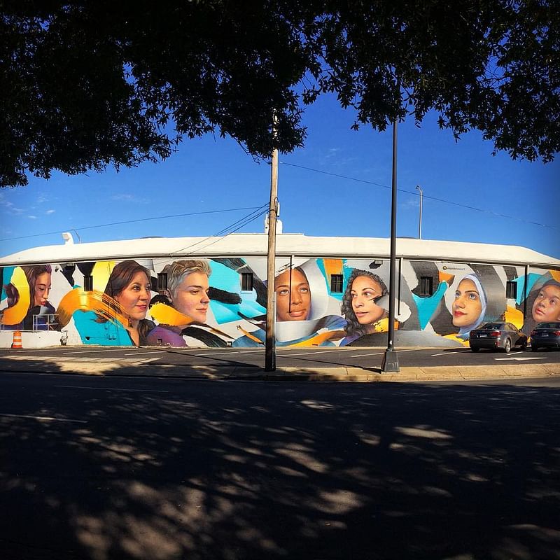 mural in Charlotte by artist Nick Napoletano.