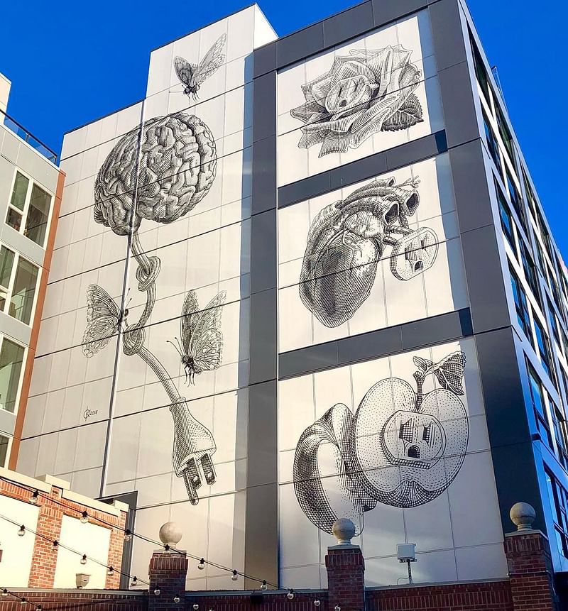 mural in Seattle by artist Olivia Knapp.