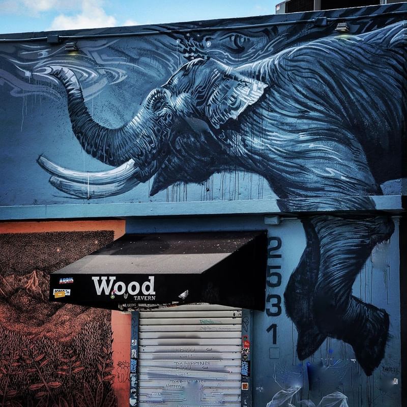 mural in Miami by artist Alexis Diaz.