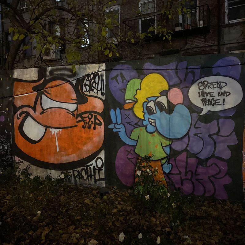 mural in New York by artist unknown.