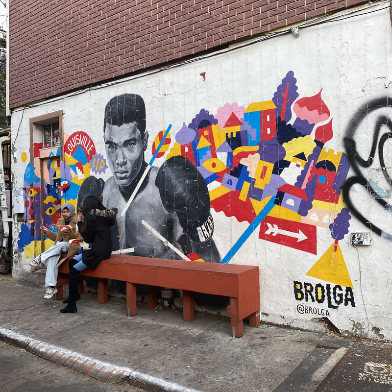 mural in New York by artist unknown.