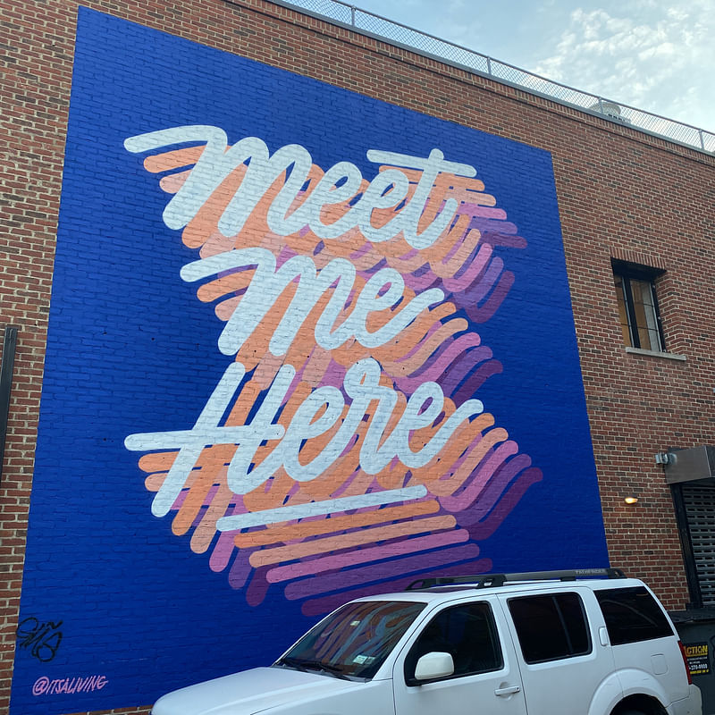 mural in New York by artist unknown.