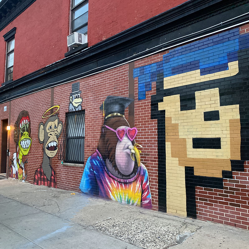 mural in Brooklyn by artist unknown.