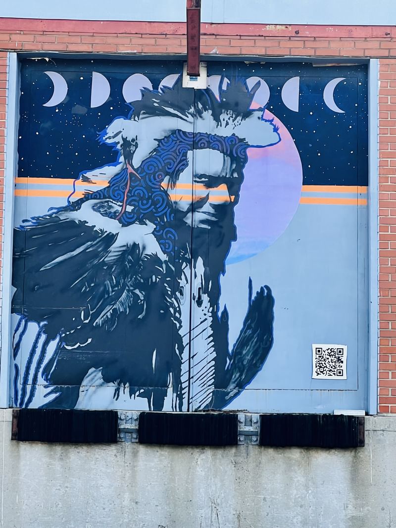 mural in Milwaukee by artist unknown.