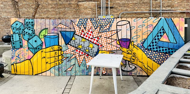 mural in Milwaukee by artist Fred Kaems.