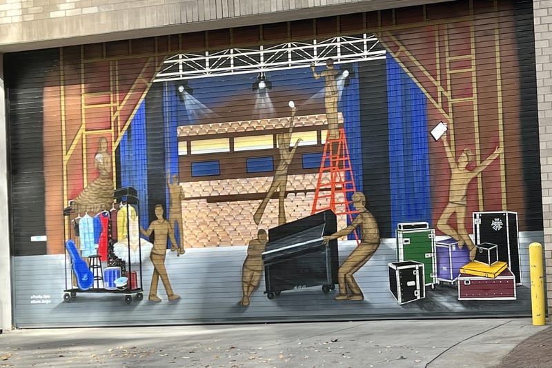 mural in Charlotte by artist unknown.