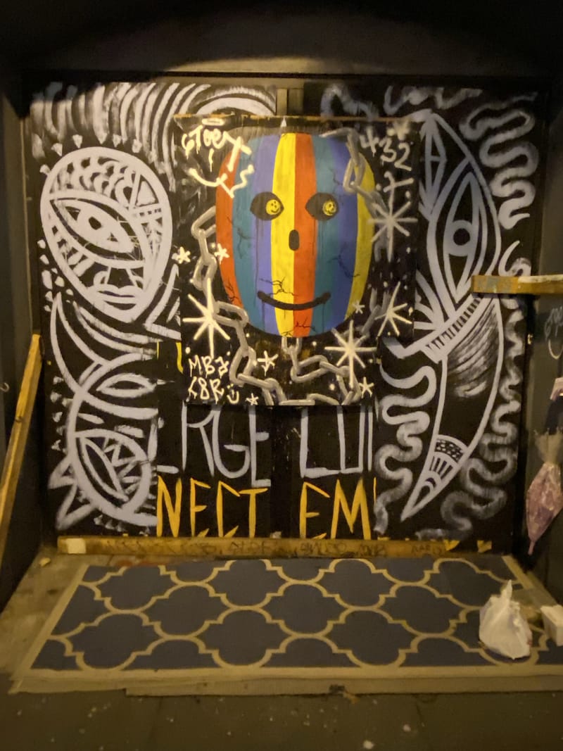 mural in San Francisco by artist unknown.