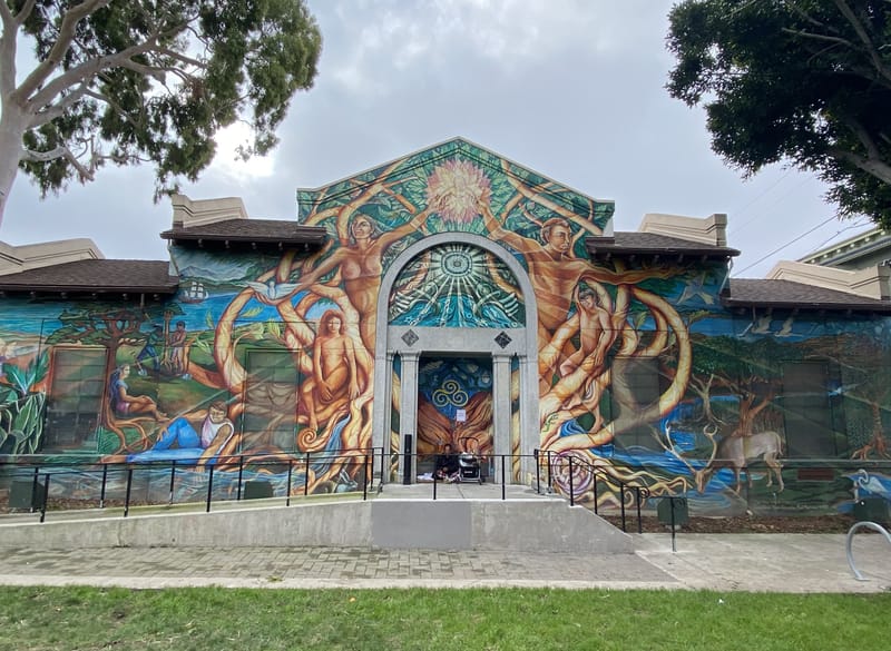 mural in San Francisco by artist unknown.