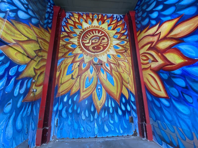 mural in San Francisco by artist unknown.