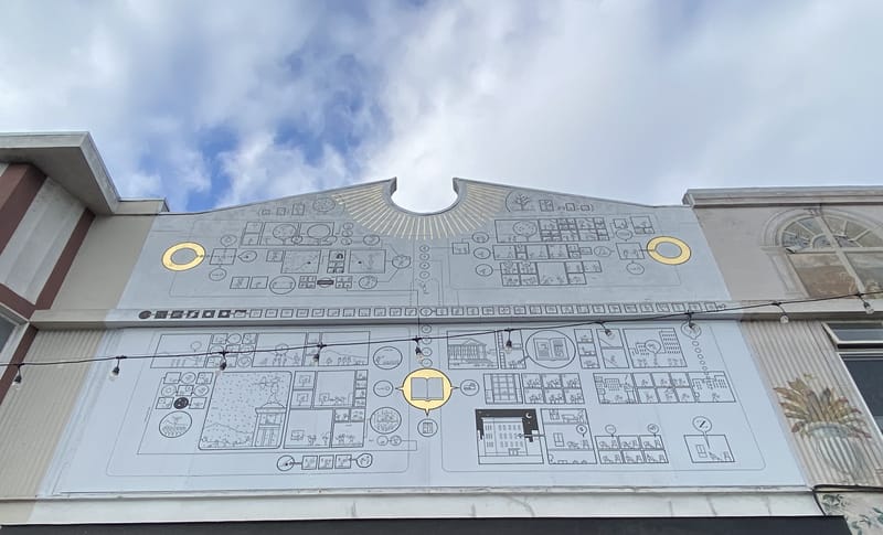 mural in San Francisco by artist unknown.