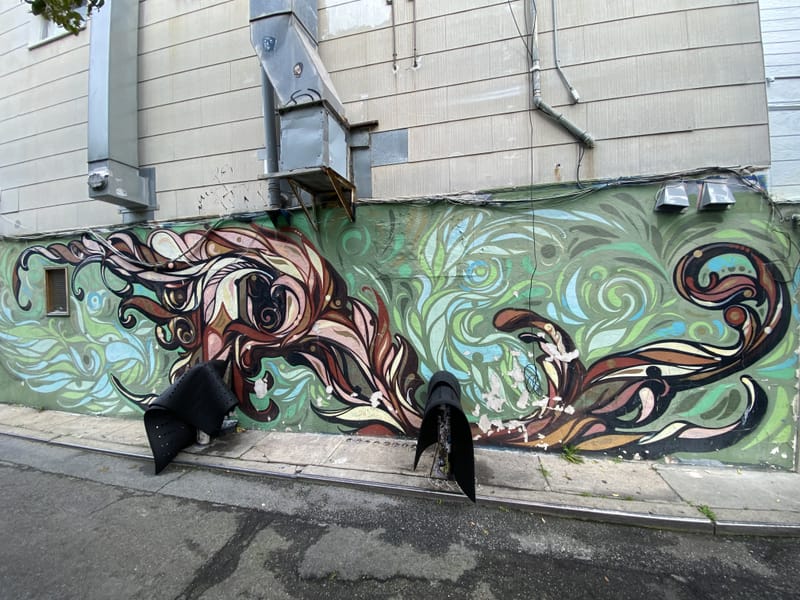 mural in San Francisco by artist unknown.