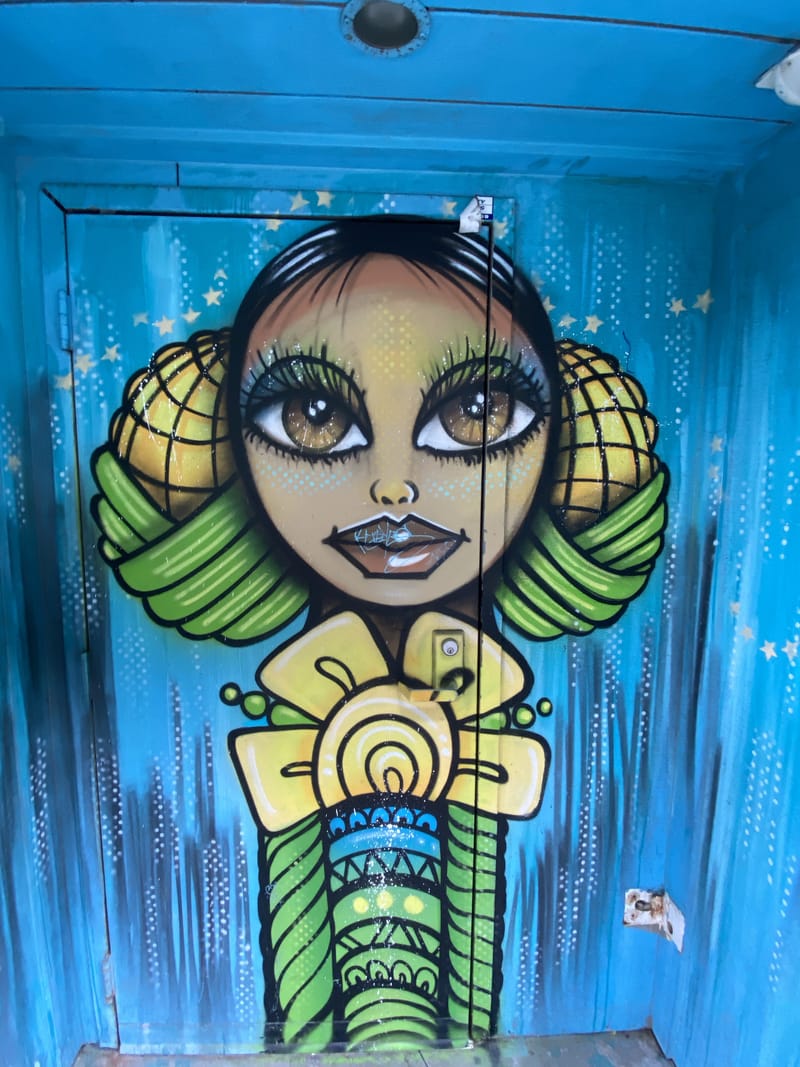 mural in San Francisco by artist unknown.