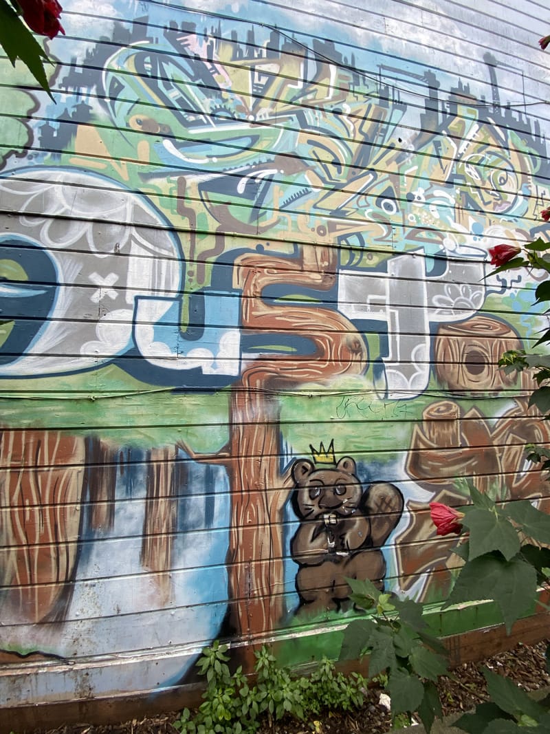 mural in San Francisco by artist unknown.