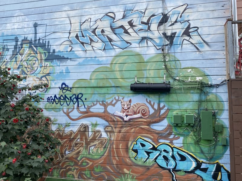 mural in San Francisco by artist unknown.