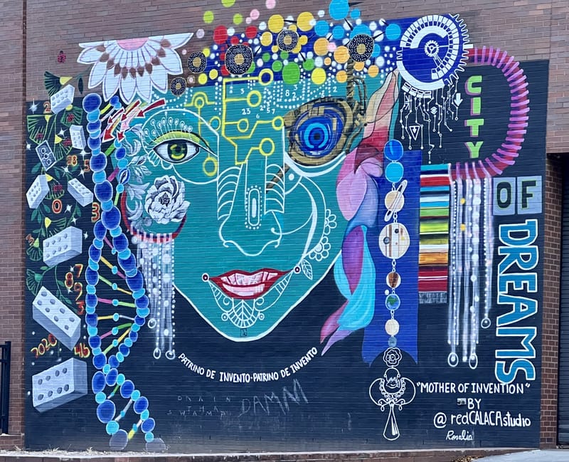 mural in Charlotte by artist unknown.