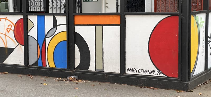 mural in San Francisco by artist unknown.