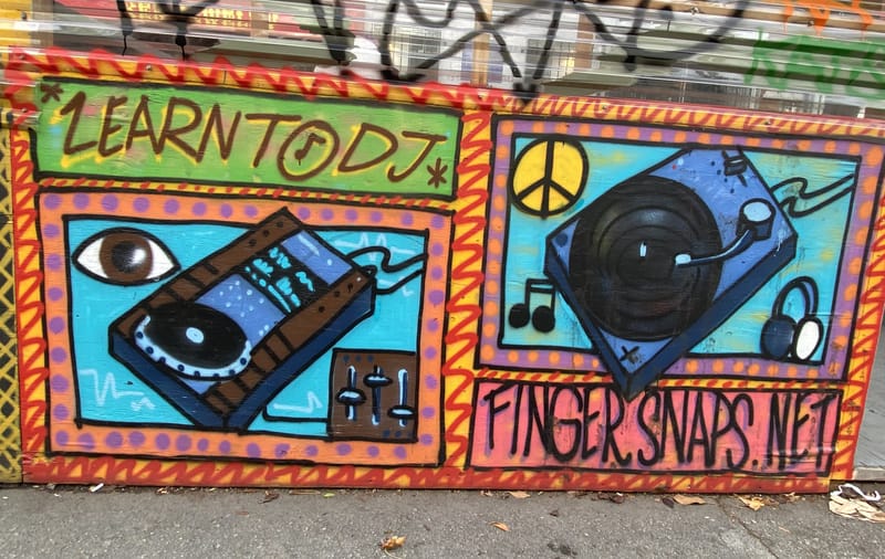 mural in San Francisco by artist unknown.