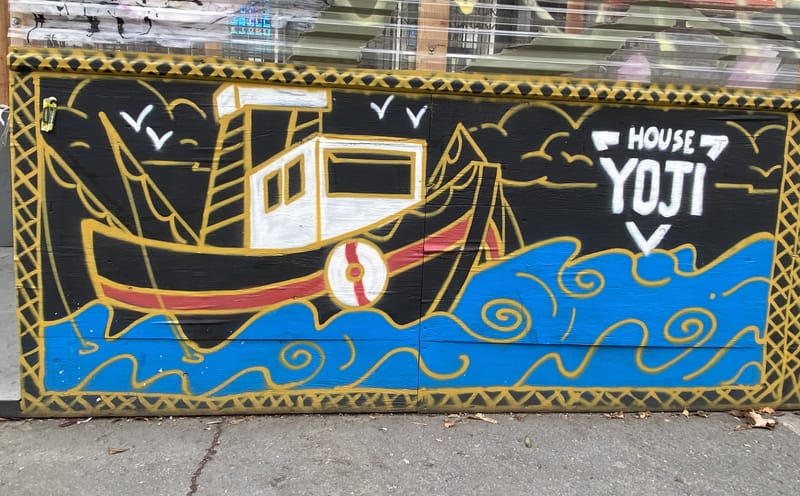 mural in San Francisco by artist unknown.