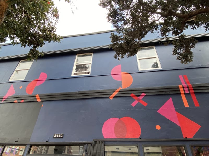 mural in San Francisco by artist unknown.