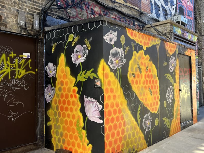 mural in Milwaukee by artist unknown.