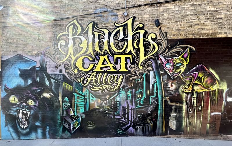 mural in Milwaukee by artist unknown.