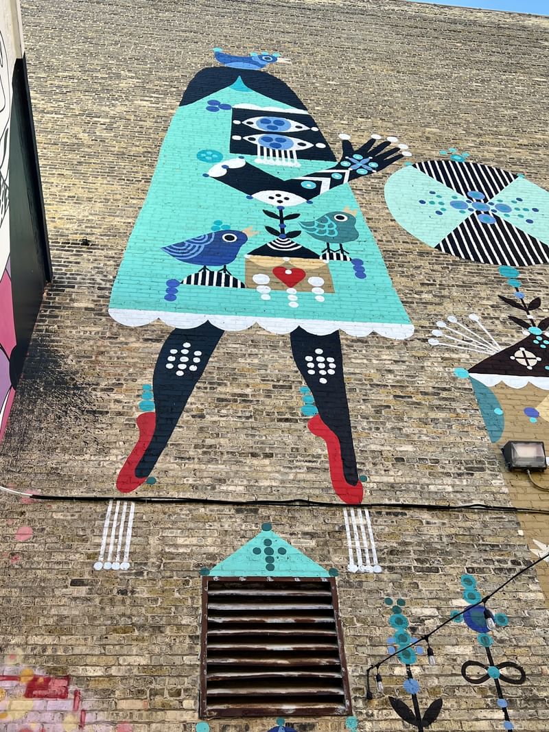 mural in Milwaukee by artist unknown.