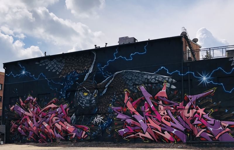 mural in Denver by artist Justin Suarez.
