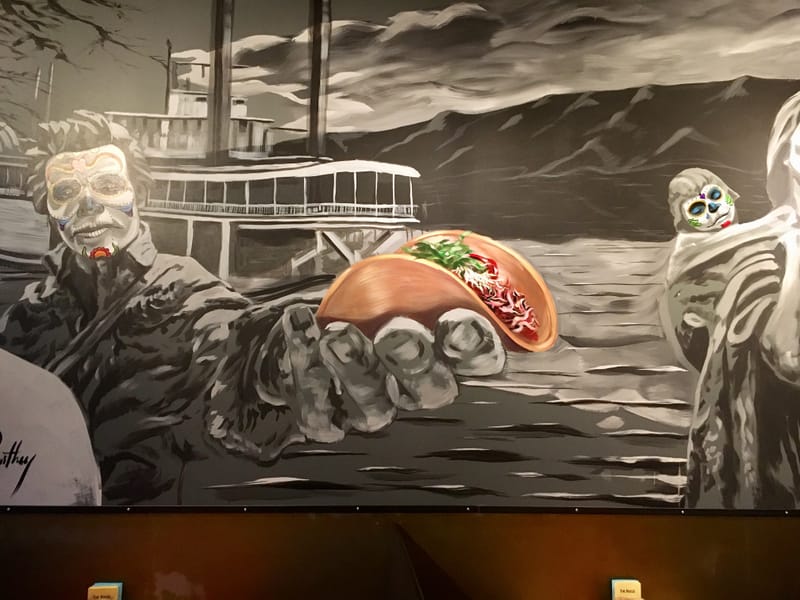 mural in Saint Charles by artist unknown.