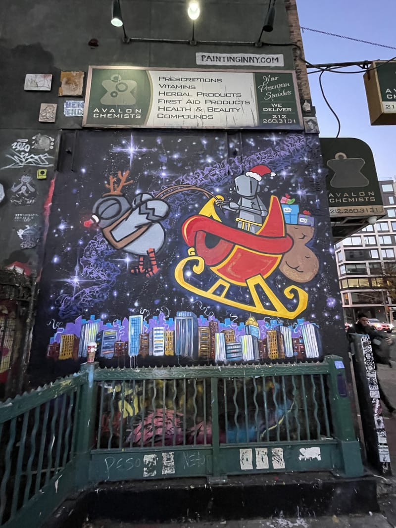 mural in New York by artist unknown.