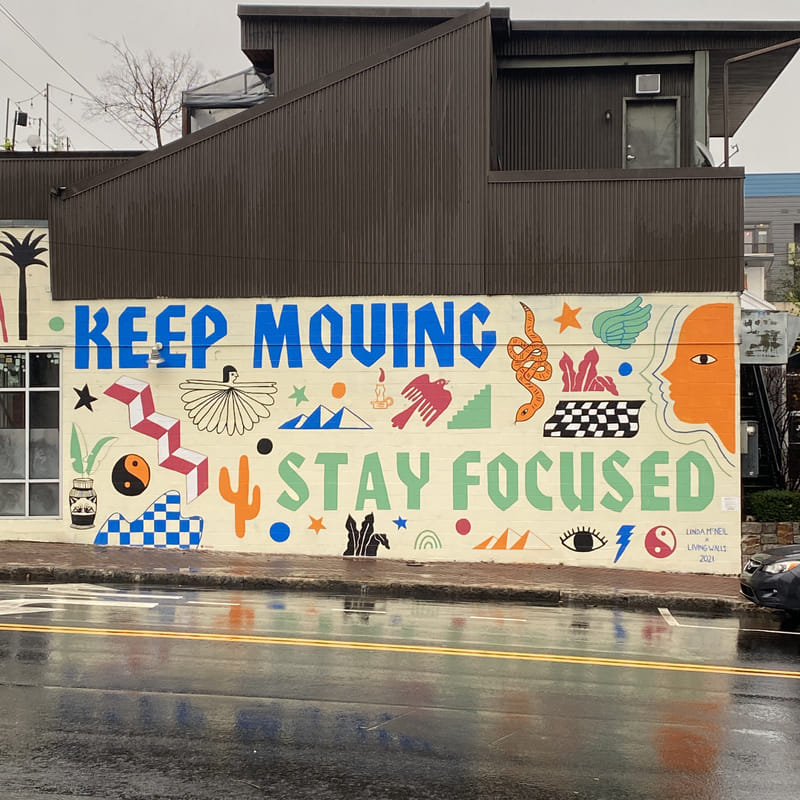 mural in Atlanta by artist unknown.