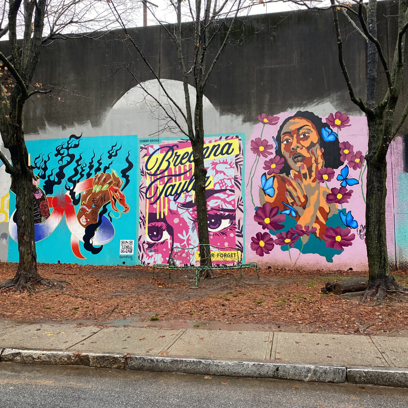 mural in Atlanta by artist unknown.