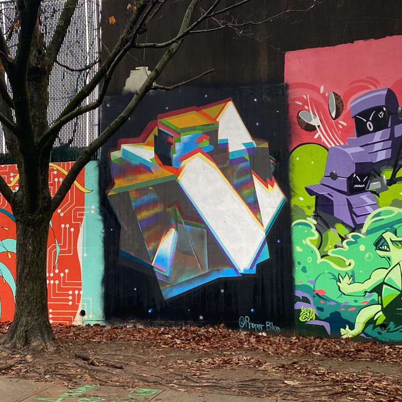 mural in Atlanta by artist unknown.