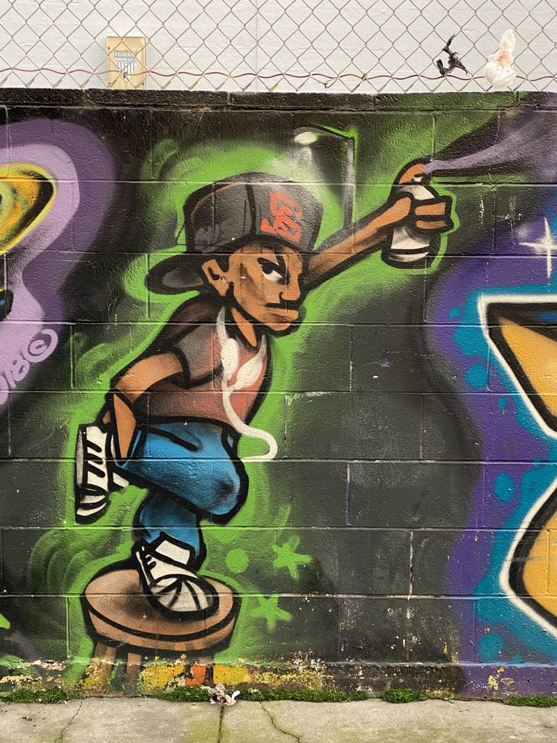 mural in San Francisco by artist unknown.