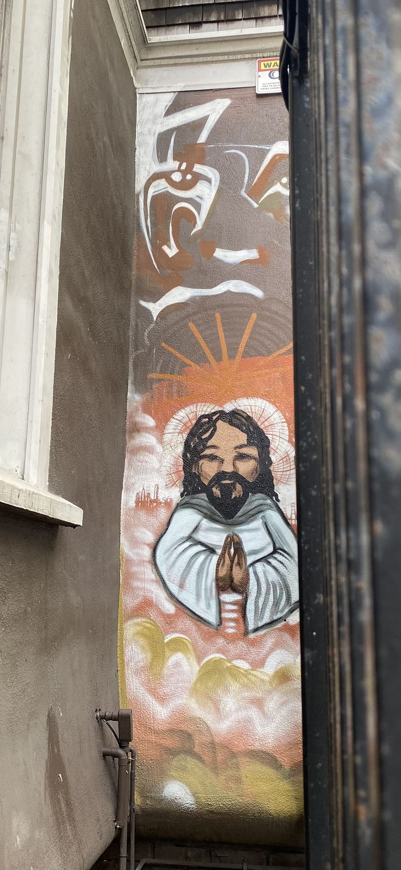 mural in San Francisco by artist unknown.