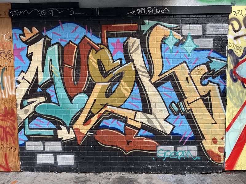 mural in San Francisco by artist unknown.