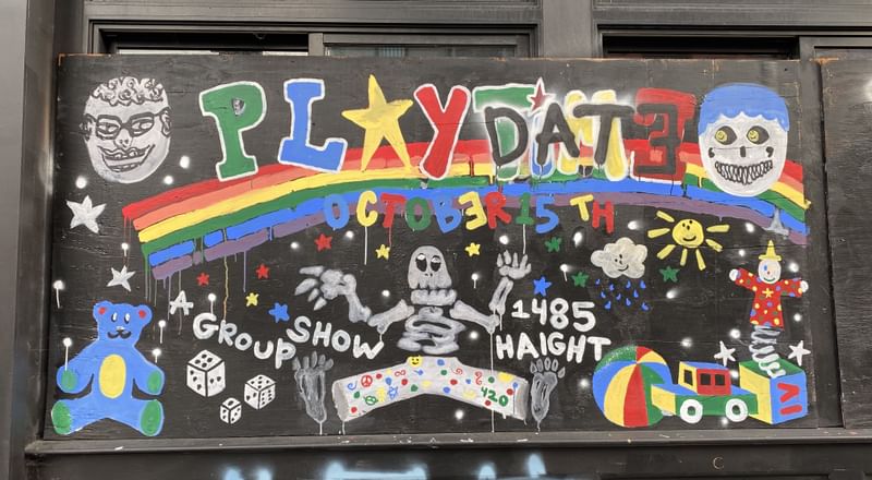 mural in San Francisco by artist unknown.
