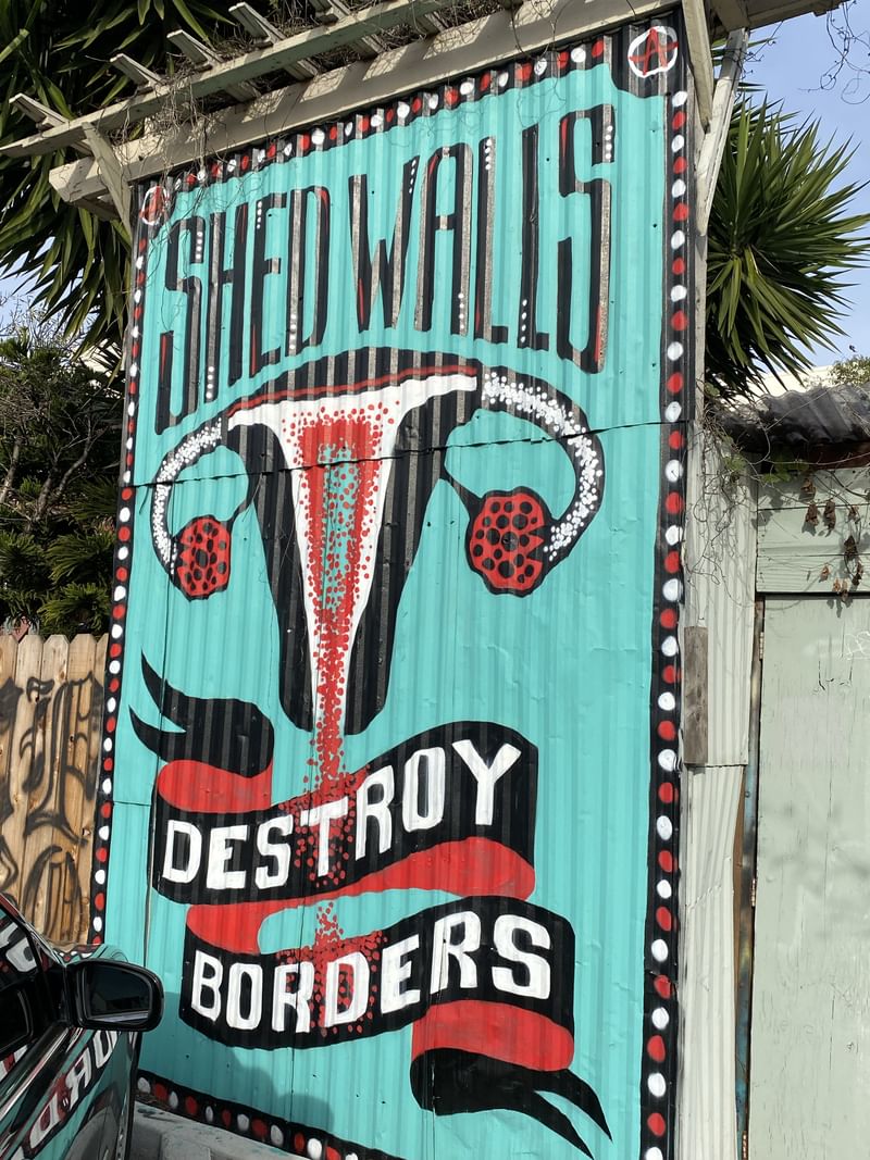mural in San Francisco by artist unknown.