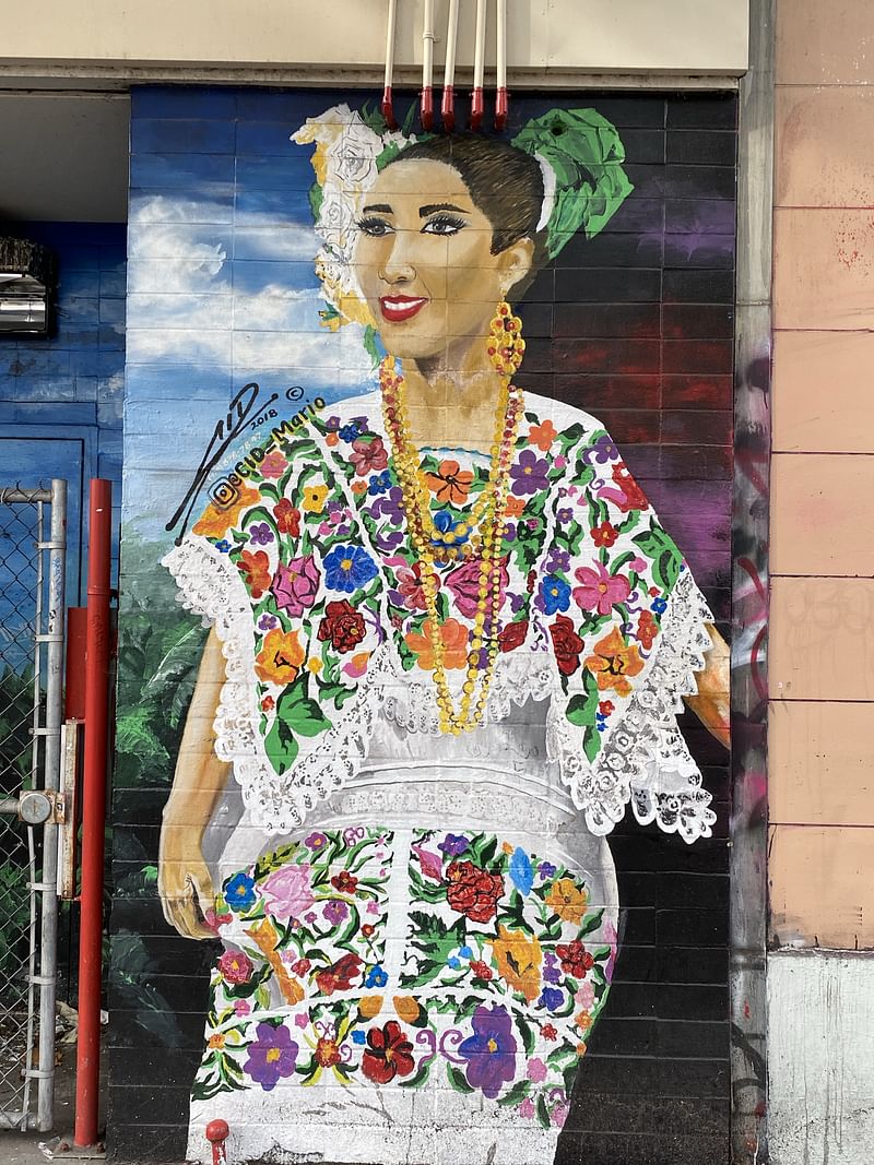 mural in San Francisco by artist Mario Cid.