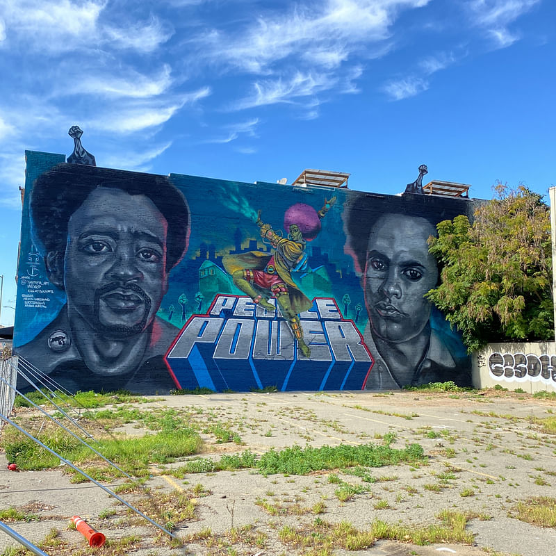 mural in Oakland by artist Timothy B.
