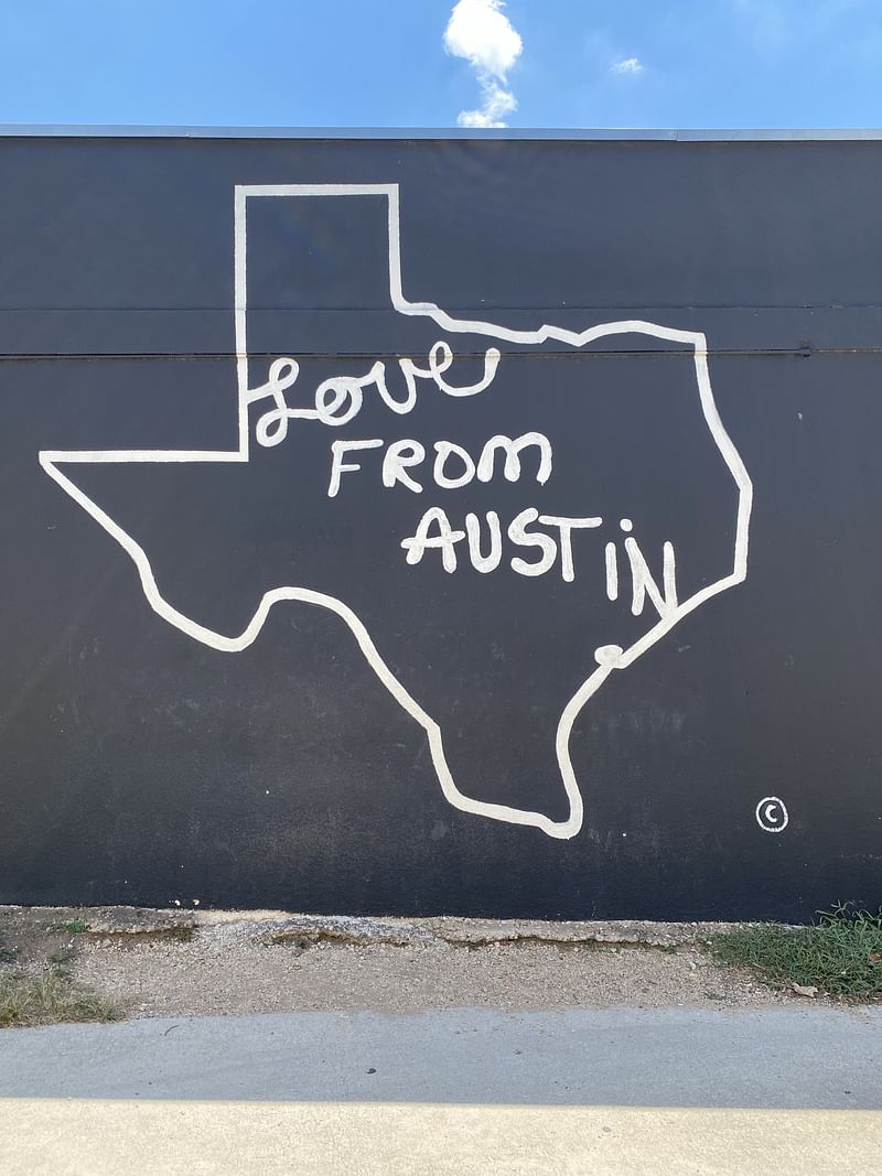 mural in Austin by artist Charley Copp.